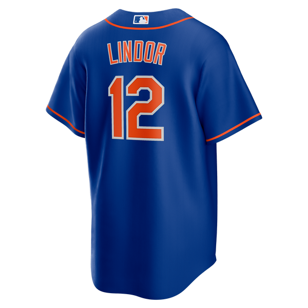 New York Mets Francisco Lindor Royal Alternate Replica Player Jersey