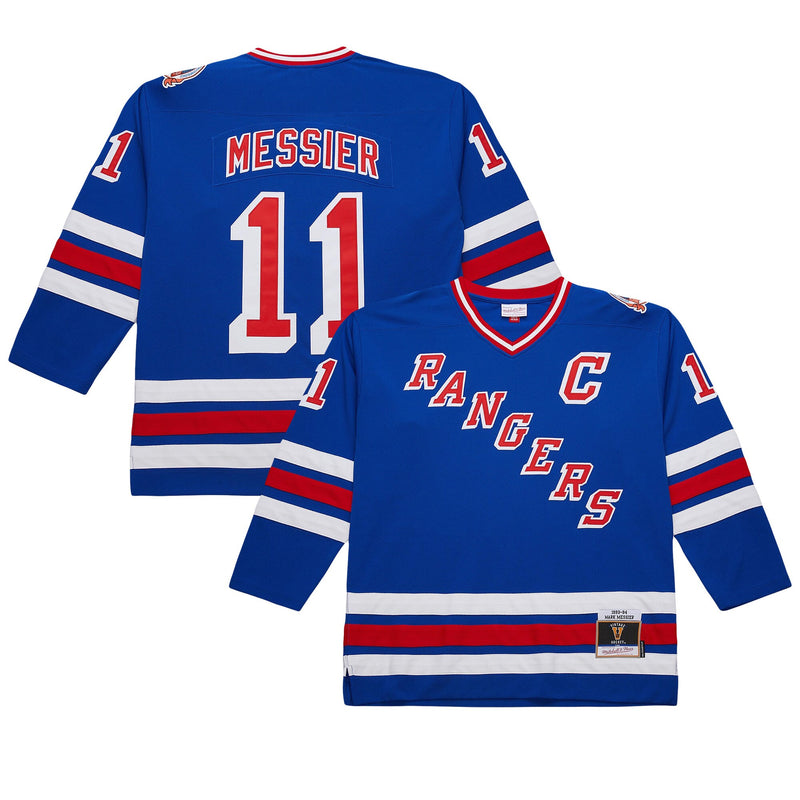 Mark Messier New York Rangers Hockey Jersey, Blue Sportswear Jersey Shirt, Long Sleeve Hockey Sweater Jersey, Casual Gift for Men