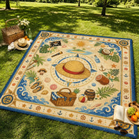Straw Hat Compass - Luffy's Sunlit Adventure Rug