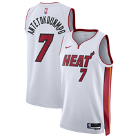 Giannis Antetokounmpo Miami Heat Basketball Jersey, White Swingman Sportswear Jersey Shirt, Sleeveless Athletic Tank Jersey, Casual Gift for Men
