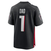 Number Dad Atlanta Falcons Football Jersey, Black Game Sportswear Jersey Shirt, Lightweight Breathable Athletic Jersey, Casual Gift for Men