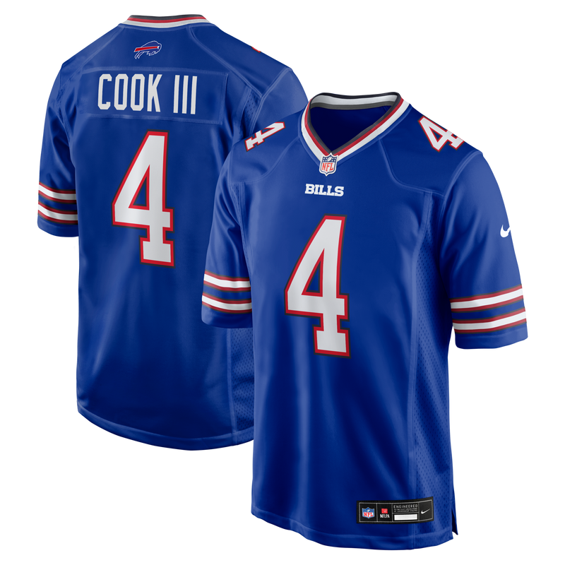 James Cook III Buffalo Bills Football Jersey, Royal Game Sportswear Jersey Shirt, Lightweight Breathable Athletic Jersey, Casual Gift for Men
