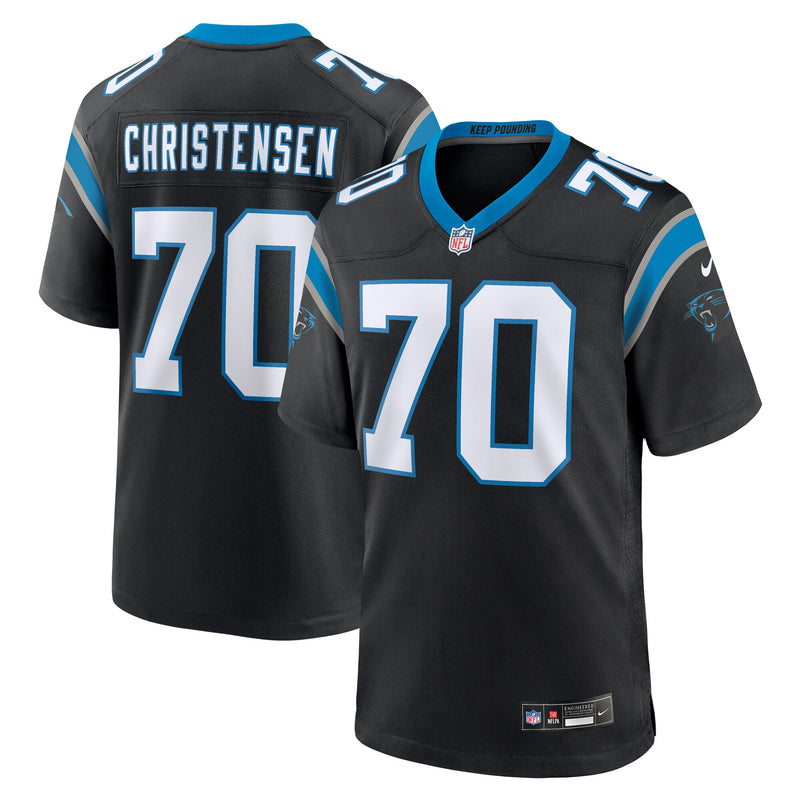 Brady Christensen Carolina Panthers Football Jersey, Black Sportswear Jersey Shirt, Lightweight Breathable Athletic Jersey, Casual Gift for Men