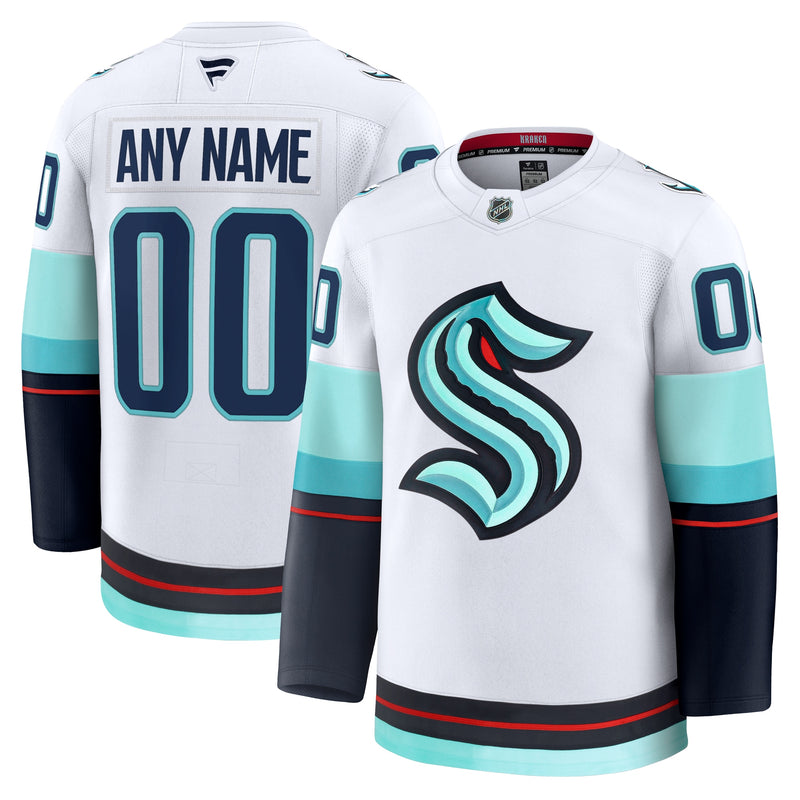 Seattle Kraken Hockey Jersey, White Premium Sportswear Jersey Shirt, Long Sleeve Hockey Sweater Jersey, Casual Gift for Men, Style 202055731