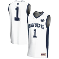 Penn State Nittany Lions Basketball Jersey, White Lightweight Sportswear Jersey Shirt, Sleeveless Athletic Tank Jersey, Casual Gift for Men