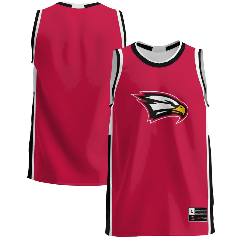Polk State College Eagles Basketball Jersey, Red Lightweight Sportswear Jersey Shirt, Sleeveless Athletic Tank Jersey, Casual Gift for Men