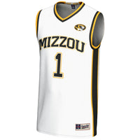 Missouri Tigers Lightweight Basketball Jersey, White Sportswear Jersey Shirt, Sleeveless Athletic Tank Jersey, Casual Gift for Men