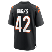 Oren Burks Cincinnati Bengals Football Jersey, Black Game Sportswear Jersey Shirt, Lightweight Breathable Athletic Jersey, Casual Gift for Men