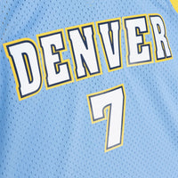 Denver Nuggets Basketball Jersey, Columbia Blue Authentic Swingman Sportswear Jersey Shirt, Sleeveless Athletic Tank Jersey, Casual Gift for Men