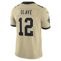 Chris Olave New Orleans Saints Football Jersey, Gold Sportswear Jersey Shirt, Lightweight Breathable Athletic Jersey, Casual Gift for Men