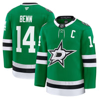 Jamie Benn Dallas Stars Hockey Jersey, Green Premium Home Sportswear Jersey Shirt, Long Sleeve Hockey Sweater Jersey, Casual Gift for Men