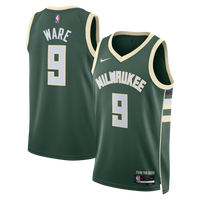 Kel'el Ware Milwaukee Bucks Basketball Jersey, Sportswear Jersey Shirt, Sleeveless Athletic Tank Jersey, Casual Gift for Men, Style 204635825