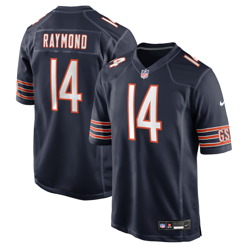 Kalif Raymond Chicago Bears Football Jersey, Navy Game Sportswear Jersey Shirt, Lightweight Breathable Athletic Jersey, Casual Gift for Men