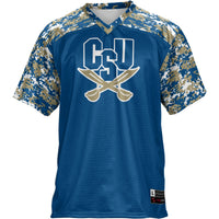 Charleston Southern Buccaneers Football Jersey, Blue Sportswear Jersey Shirt, Lightweight Breathable Athletic Jersey, Casual Gift for Men