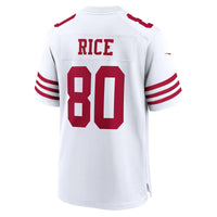 Jerry Rice San Francisco 49ers Football Jersey, White Game Sportswear Jersey Shirt, Lightweight Breathable Athletic Jersey, Casual Gift for Men