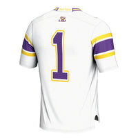 LSU Tigers Football Jersey, White Sportswear Jersey Shirt, Lightweight Breathable Athletic Jersey, Casual Gift for Men, Style 200683263