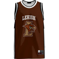 Lehigh Mountain Hawks Basketball Jersey, Brown Sportswear Jersey Shirt, Sleeveless Athletic Tank Jersey, Casual Gift for Men, Style 4726076