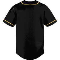 Grambling Tigers Baseball Jersey, Gold Lightweight Sportswear Jersey Shirt, Lightweight Breathable Athletic Jersey, Casual Gift for Men