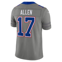 Josh Allen Buffalo Bills Football Jersey, Gray Limited Sportswear Jersey Shirt, Lightweight Breathable Athletic Jersey, Casual Gift for Men