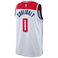 Bilal Coulibaly Washington Wizards Basketball Jersey, White Sportswear Jersey Shirt, Sleeveless Athletic Tank Jersey, Casual Gift for Men