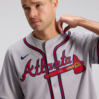 Ozzie Albies Atlanta Braves Baseball Jersey, Gray Limited Sportswear Jersey Shirt, Lightweight Breathable Athletic Jersey, Casual Gift for Men