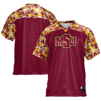Midwestern State Mustangs Football Jersey, Maroon Sportswear Jersey Shirt, Lightweight Breathable Athletic Jersey, Casual Gift for Men