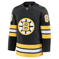 David Pastrnak Boston Bruins Hockey Jersey, Black Premium Home Sportswear Jersey Shirt, Long Sleeve Hockey Sweater Jersey, Casual Gift for Men