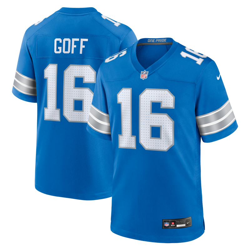 Jared Goff Detroit Lions Football Jersey, Sportswear Jersey Shirt, Lightweight Breathable Athletic Jersey, Casual Gift for Men, Style 200422498