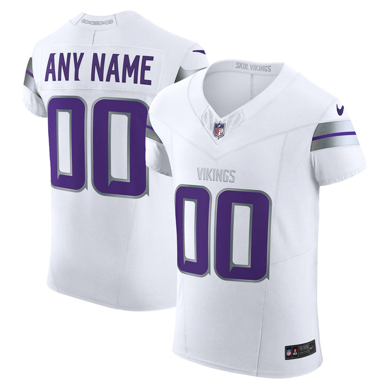 Minnesota Vikings Football Jersey, White Elite Sportswear Jersey Shirt, Lightweight Breathable Athletic Jersey, Casual Gift for Men