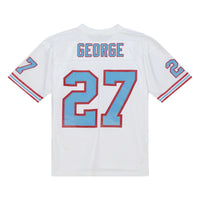 Eddie George Tennessee Oilers Football Jersey, White Sportswear Jersey Shirt, Lightweight Breathable Athletic Jersey, Casual Gift for Men