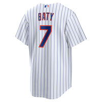 Brett Baty New York Mets Baseball Jersey, White Replica Sportswear Jersey Shirt, Lightweight Breathable Athletic Jersey, Casual Gift for Men