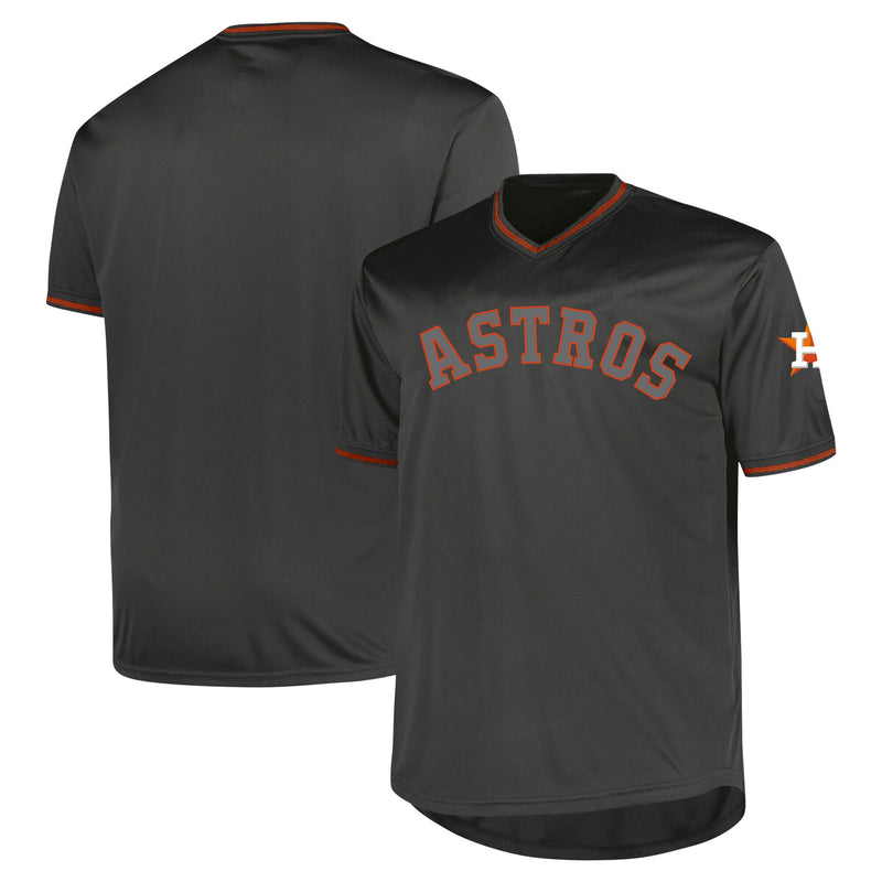 Houston Astros Baseball Jersey, Charcoal Fashion Sportswear Jersey Shirt, Lightweight Breathable Athletic Jersey, Casual Gift for Men