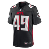 Liam McCullough Atlanta Falcons Football Jersey, Black Game Sportswear Jersey Shirt, Lightweight Breathable Athletic Jersey, Casual Gift for Men
