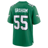 Brandon Graham Philadelphia Eagles Football Jersey, Green Sportswear Jersey Shirt, Lightweight Breathable Athletic Jersey, Casual Gift for Men