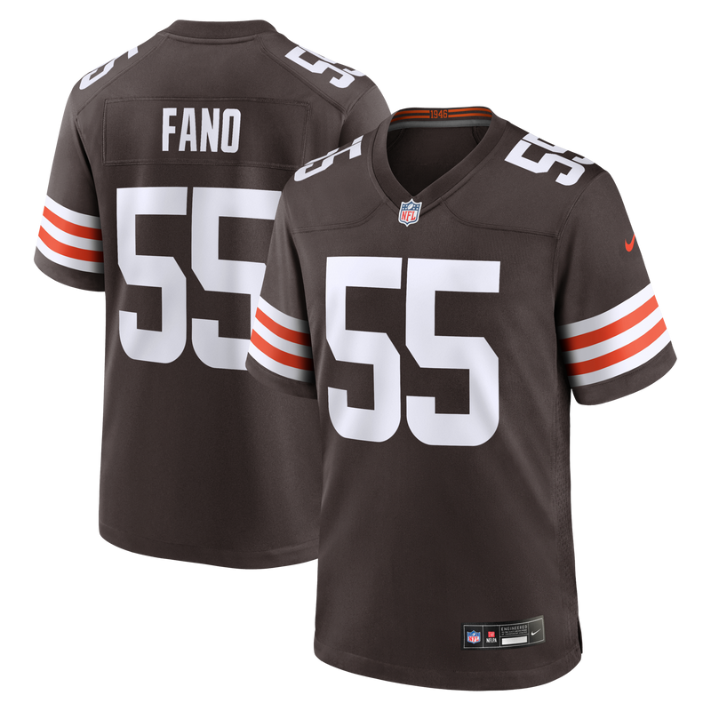 Spencer Fano Cleveland Browns Football Jersey, Sportswear Jersey Shirt, Lightweight Athletic Jersey, Casual Gift for Men, Style 203959568