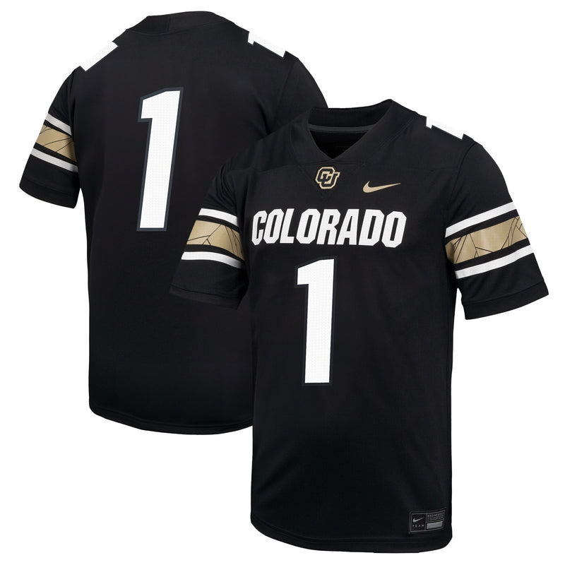 Colorado Buffaloes Football Jersey, Black Game Throwback Sportswear Jersey Shirt, Lightweight Breathable Athletic Jersey, Casual Gift for Men