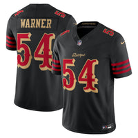 Fred Warner San Francisco 49ers Football Jersey, Black Sportswear Jersey Shirt, Lightweight Breathable Athletic Jersey, Casual Gift for Men