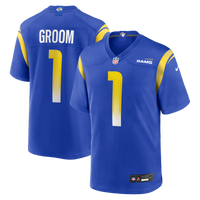 Number Groom Los Angeles Rams Football Jersey, Royal Game Sportswear Jersey Shirt, Lightweight Breathable Athletic Jersey, Casual Gift for Men