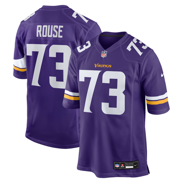 Minnesota Vikings Walter Rouse Purple Team Game Jersey