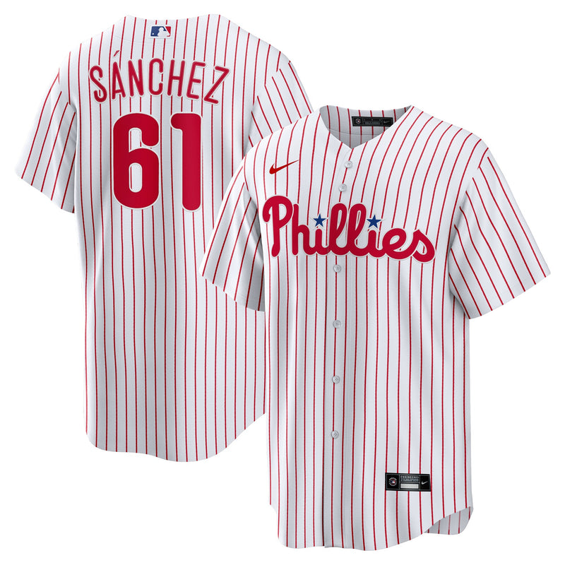 Cristopher Sanchez Philadelphia Phillies Baseball Jersey, Sportswear Jersey Shirt, Lightweight Breathable Athletic Jersey, Casual Gift for Men