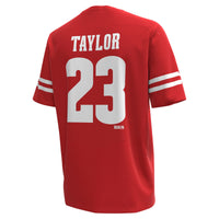 Wisconsin Badgers Football Jersey, Red Sportswear Jersey Shirt, Lightweight Breathable Athletic Jersey, Casual Gift for Men, Style 201149680