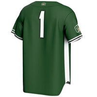 Ohio Bobcats Baseball Jersey, Green Sportswear Jersey Shirt, Lightweight Breathable Athletic Jersey, Casual Gift for Men, Style 201141742