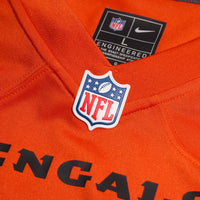 Cincinnati Bengals Football Jersey, Orange Game Alternate Sportswear Jersey Shirt, Lightweight Breathable Athletic Jersey, Casual Gift for Men
