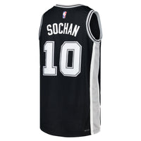 Jeremy Sochan- San Antonio Spurs Basketball Jersey, Basketball Sportswear Jersey Shirt, Sleeveless Athletic Tank Jersey, Casual Gift for Men