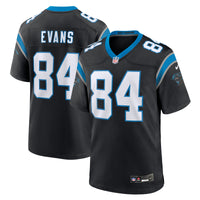Mitchell Evans Carolina Panthers Football Jersey, Black Sportswear Jersey Shirt, Lightweight Breathable Athletic Jersey, Casual Gift for Men