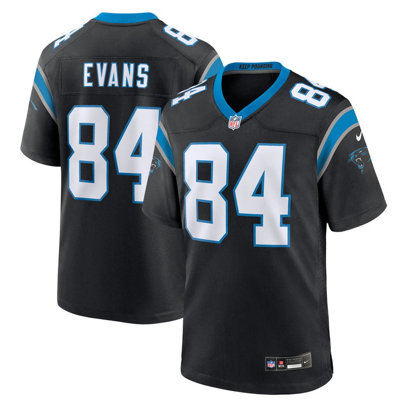 Mitchell Evans Carolina Panthers Football Jersey, Black Sportswear Jersey Shirt, Lightweight Breathable Athletic Jersey, Casual Gift for Men