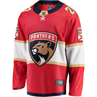 Eetu Luostarinen Florida Panthers Hockey Jersey, Red Breakaway Sportswear Jersey Shirt, Long Sleeve Hockey Sweater Jersey, Casual Gift for Men
