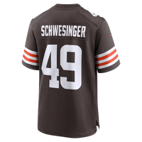 Carson Schwesinger Cleveland Browns Football Jersey, Brown Sportswear Jersey Shirt, Lightweight Breathable Athletic Jersey, Casual Gift for Men