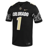 Colorado Buffaloes Football Jersey, Black Sportswear Jersey Shirt, Lightweight Breathable Athletic Jersey, Casual Gift for Men, Style 201905486