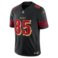George Kittle San Francisco 49ers Football Jersey, Black Sportswear Jersey Shirt, Lightweight Breathable Athletic Jersey, Casual Gift for Men